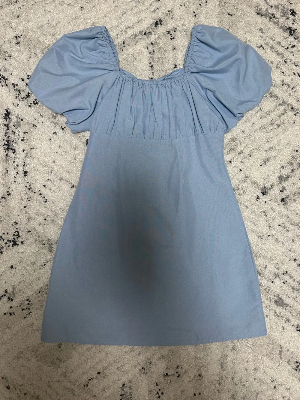 GB Big Girls Puff-Sleeve Empire Waist Dress Size 6